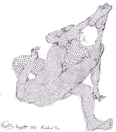 Original Figurative Nude Drawings by Steve Ferris