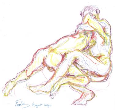Original Nude Drawings by Steve Ferris
