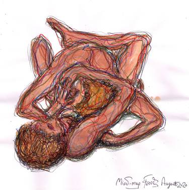 Print of Figurative Erotic Drawings by Steve Ferris