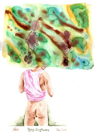 Original Abstract Nude Paintings by Steve Ferris