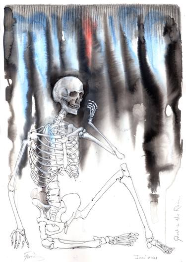 Original Figurative Mortality Paintings by Steve Ferris