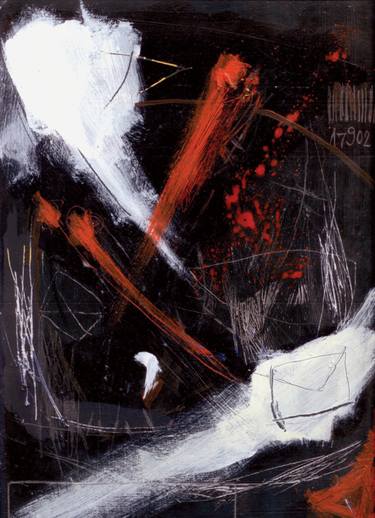 Original Abstract Expressionism Abstract Drawings by Ana Milosavljevic