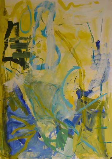 Original Abstract Painting by Heather Rachel Johnston