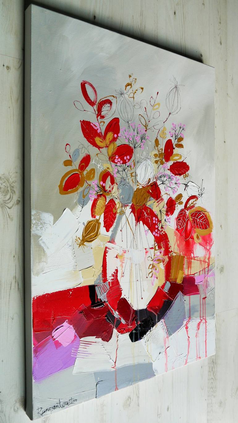 Original Abstract Still Life Painting by Irina Rumyantseva