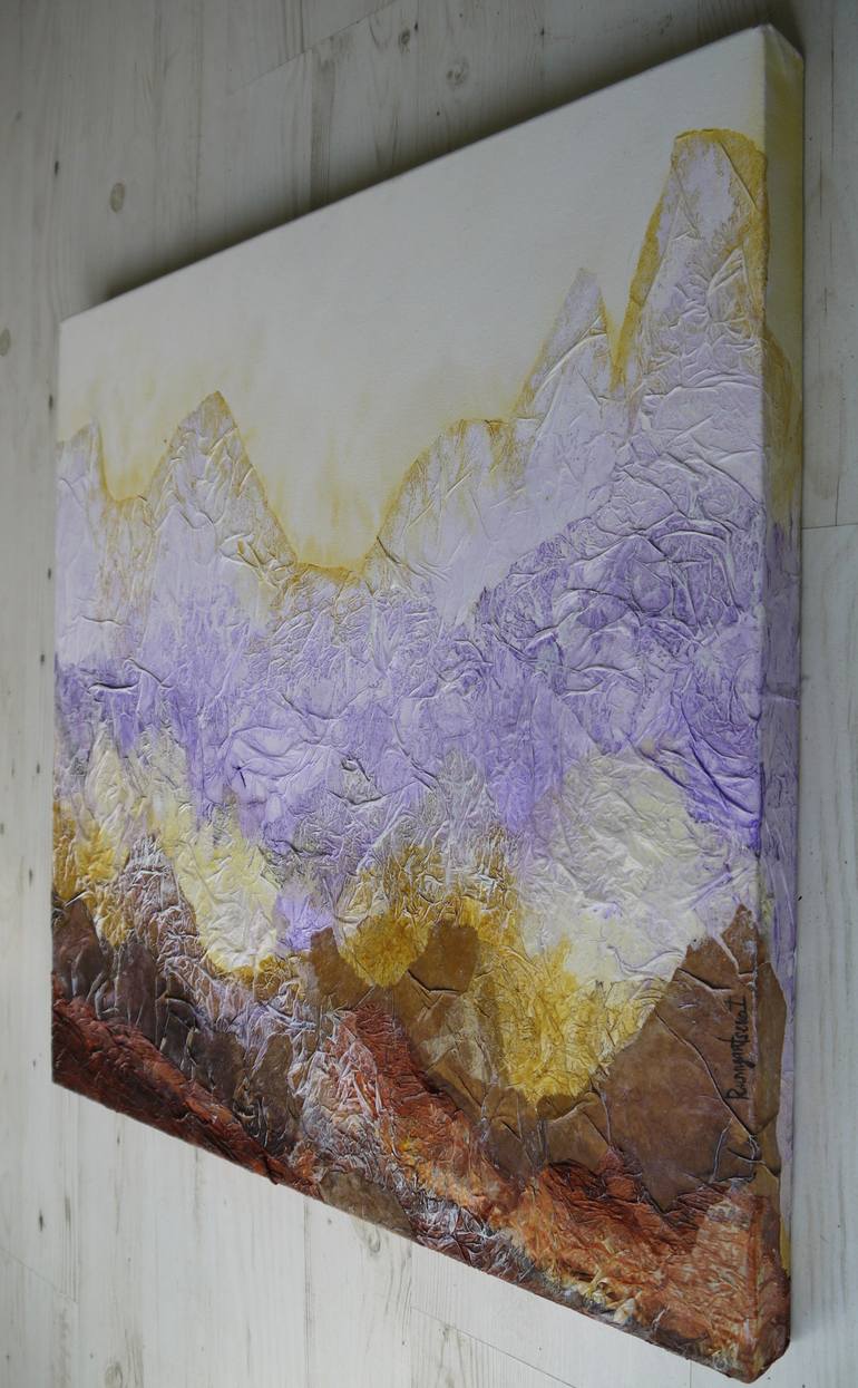 Original Abstract Landscape Painting by Irina Rumyantseva