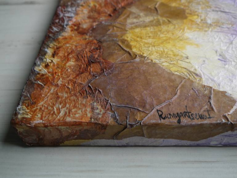 Original Abstract Landscape Painting by Irina Rumyantseva