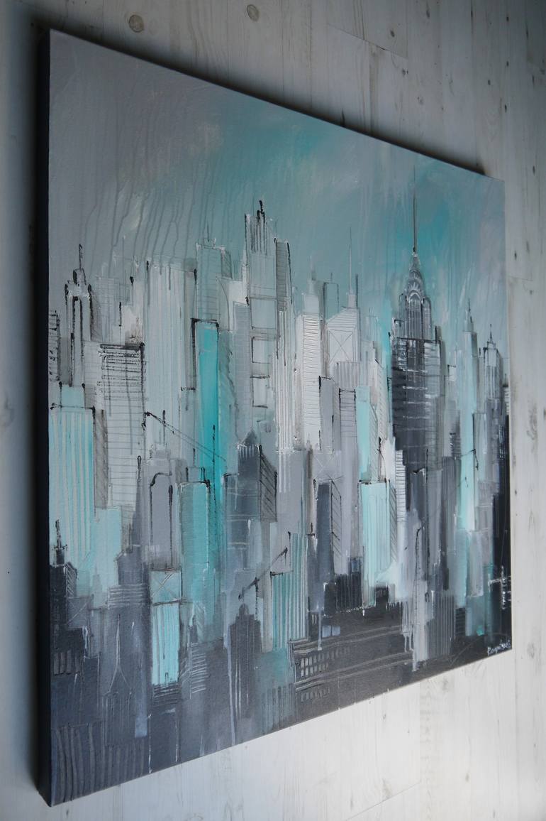 Original Cities Painting by Irina Rumyantseva