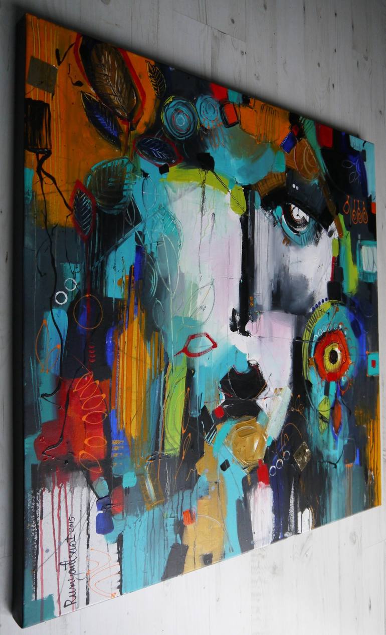 Original Abstract Painting by Irina Rumyantseva