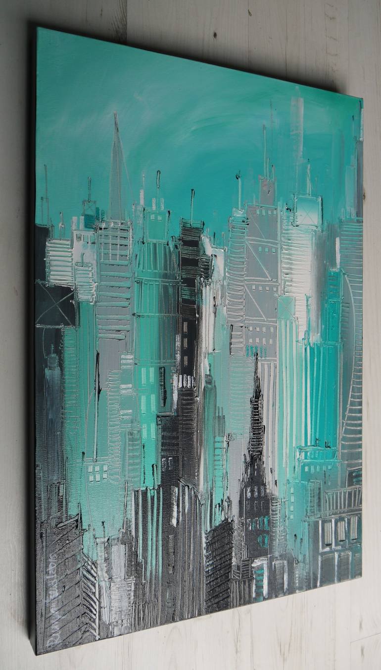 Original Cities Painting by Irina Rumyantseva