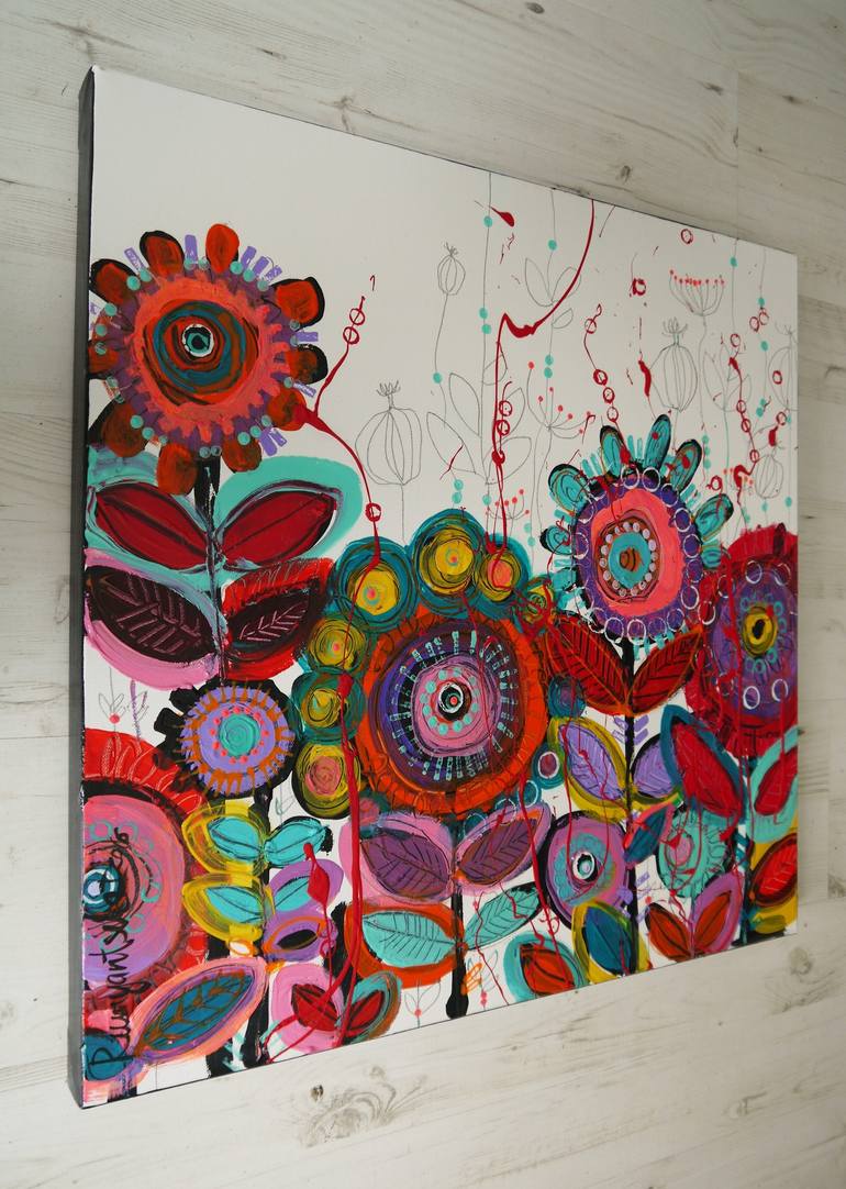 Original Floral Painting by Irina Rumyantseva