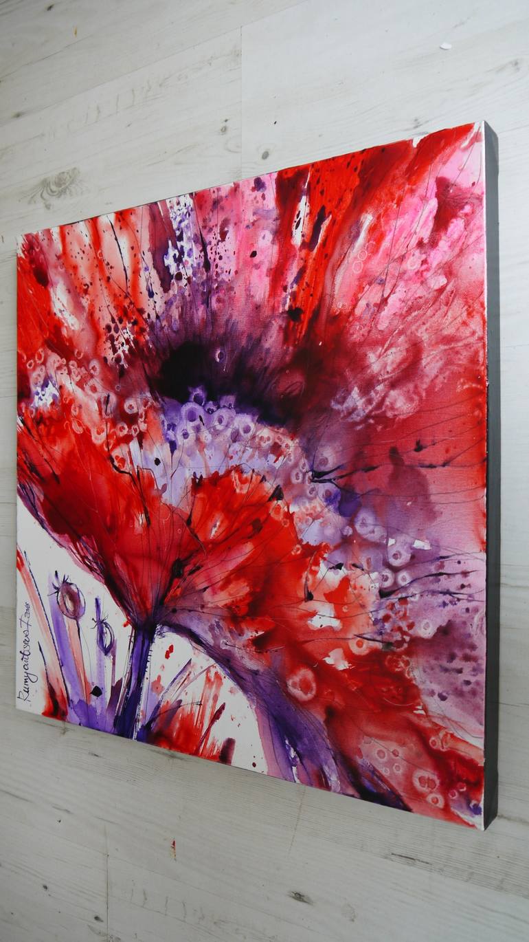 Original Floral Painting by Irina Rumyantseva