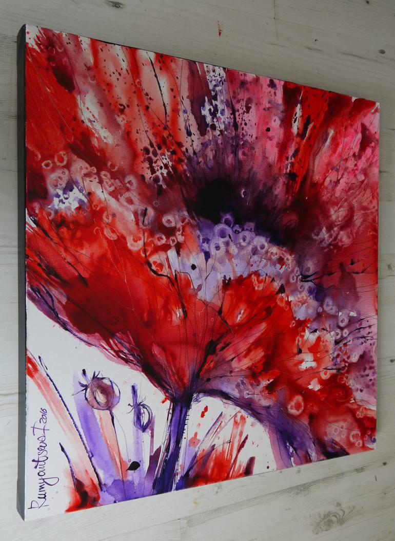 Original Floral Painting by Irina Rumyantseva