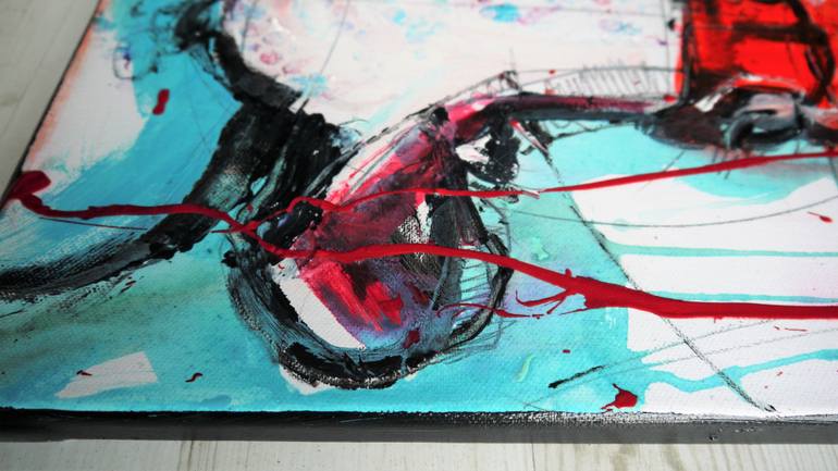 Original Abstract Animal Painting by Irina Rumyantseva