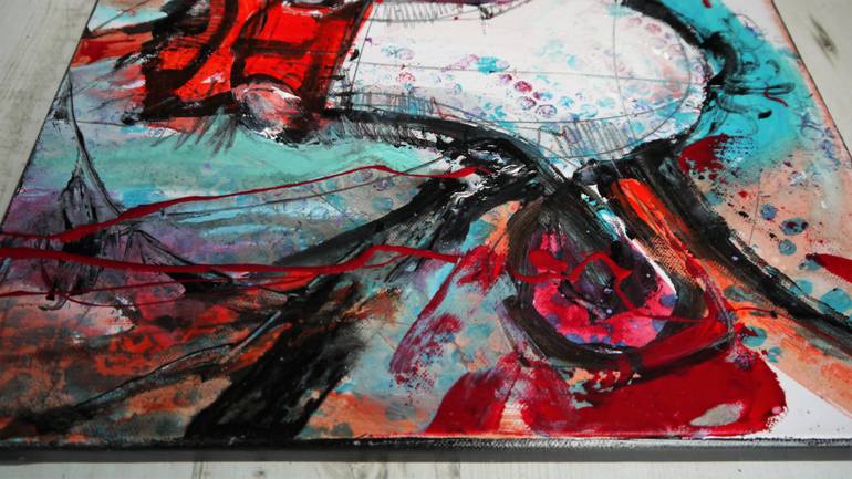 Original Abstract Animal Painting by Irina Rumyantseva