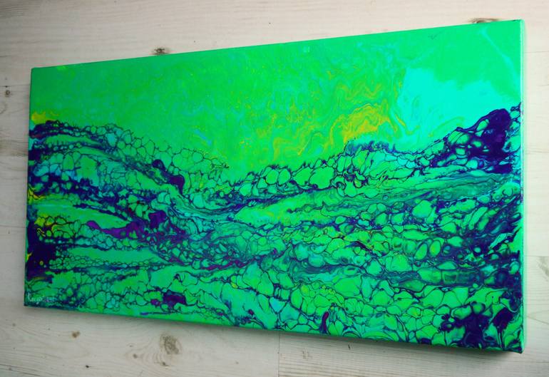 Original Abstract Expressionism Abstract Painting by Irina Rumyantseva