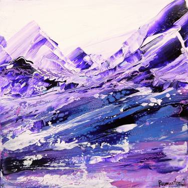 Original Abstract Expressionism Landscape Paintings by Irina Rumyantseva