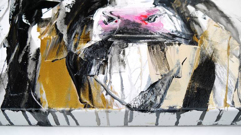 Original Figurative Animal Painting by Irina Rumyantseva