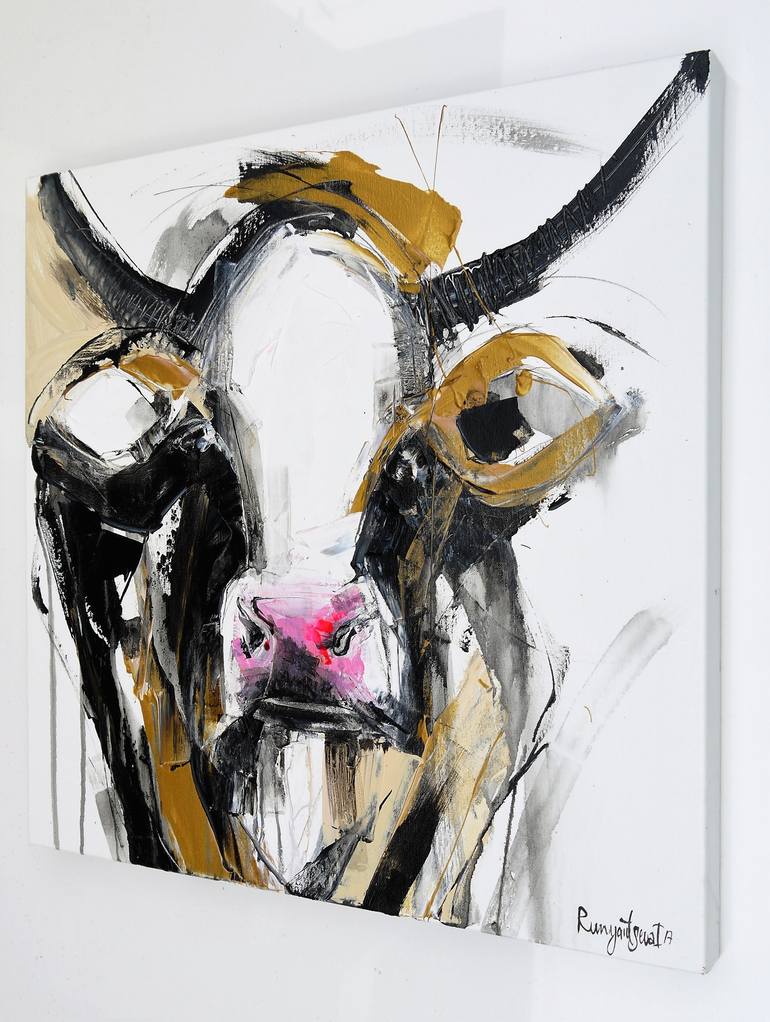 Original Figurative Animal Painting by Irina Rumyantseva