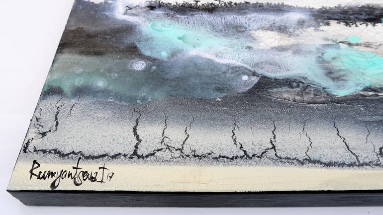 Original Abstract Landscape Painting by Irina Rumyantseva