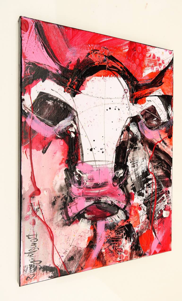 Original Portraiture Animal Painting by Irina Rumyantseva