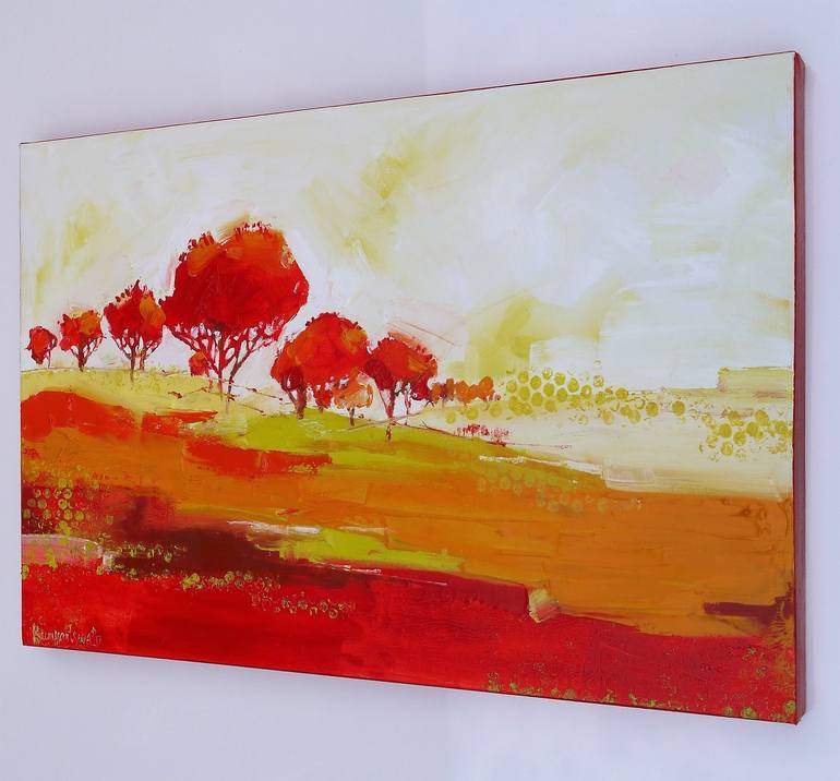 Original Impressionism Landscape Painting by Irina Rumyantseva