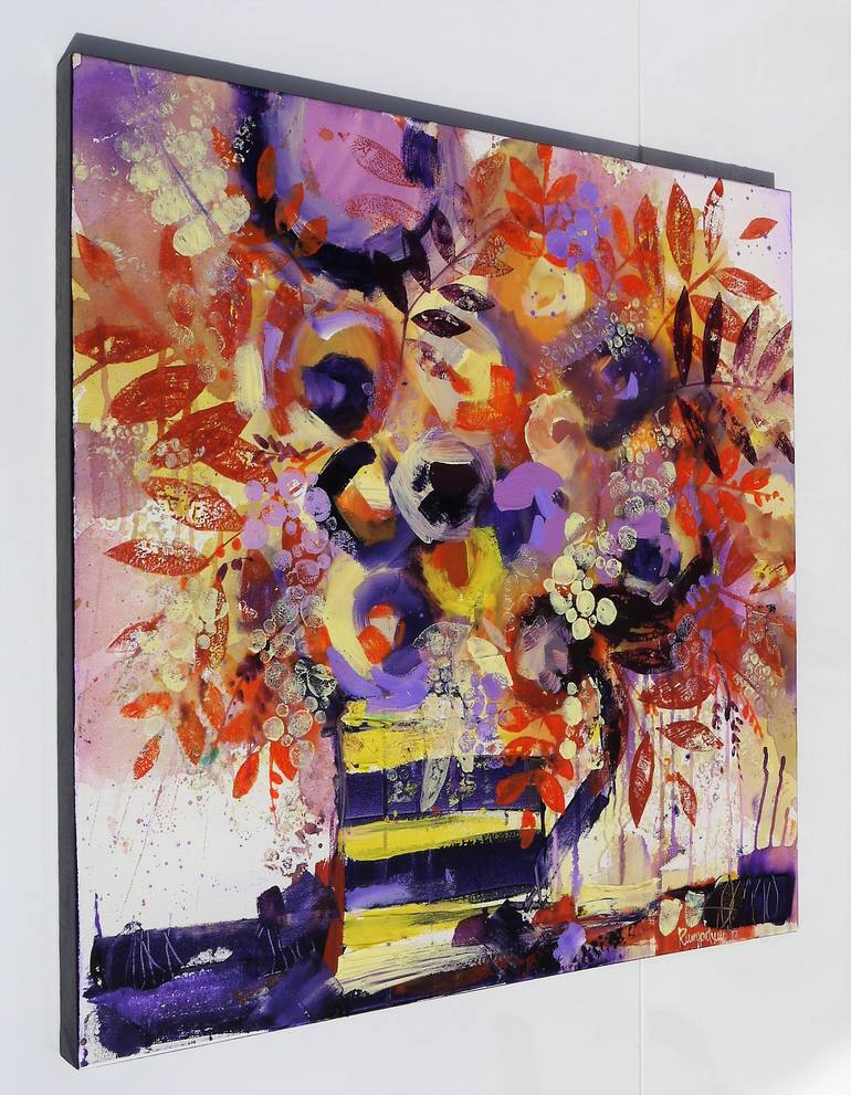 Original Abstract Still Life Painting by Irina Rumyantseva