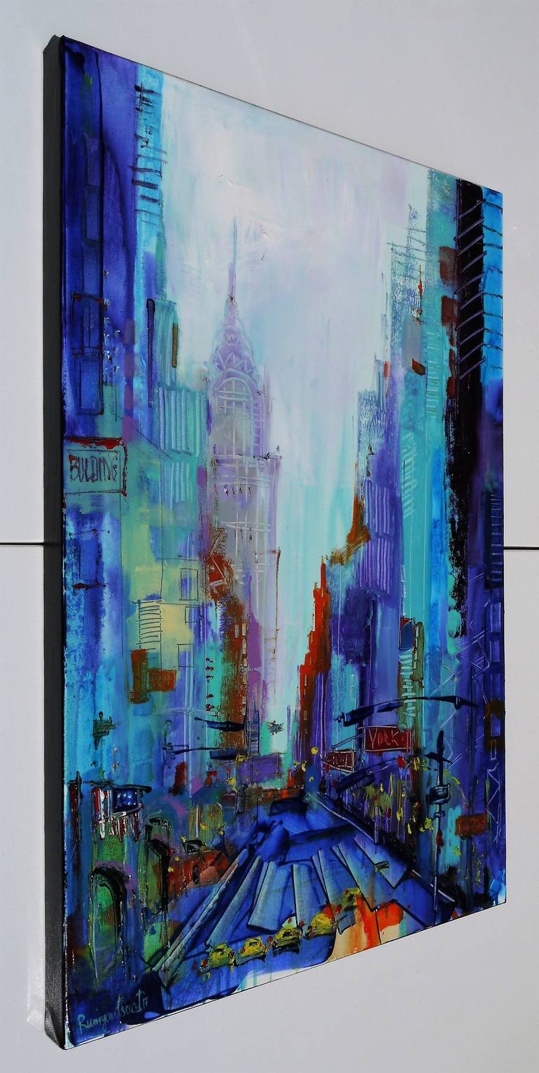 Original Impressionism Cities Painting by Irina Rumyantseva