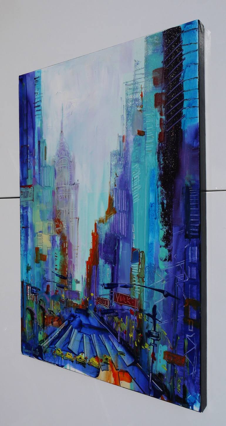 Original Impressionism Cities Painting by Irina Rumyantseva