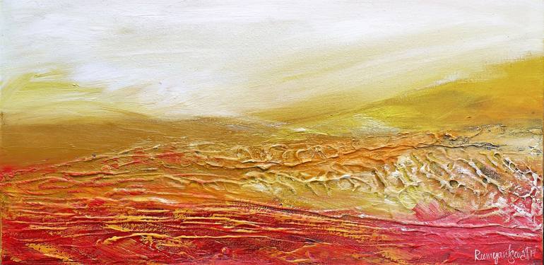 Original Abstract Landscape Painting by Irina Rumyantseva