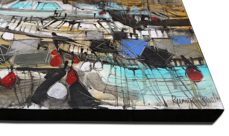 Original Impressionism Outer Space Painting by Irina Rumyantseva