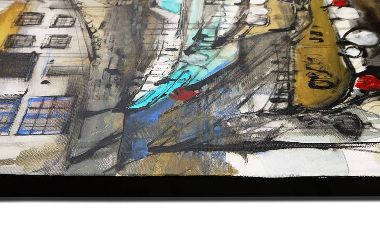 Original Impressionism Outer Space Painting by Irina Rumyantseva