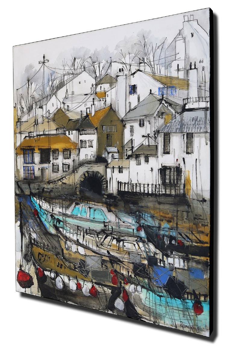 Original Impressionism Outer Space Painting by Irina Rumyantseva