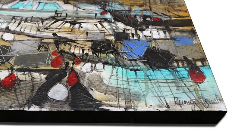 Original Impressionism Outer Space Painting by Irina Rumyantseva