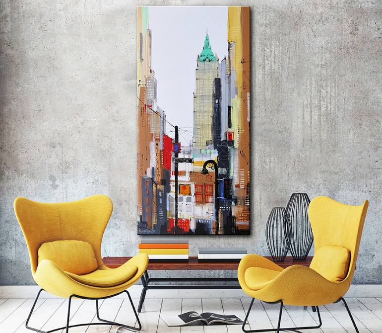 Original Impressionism Cities Painting by Irina Rumyantseva