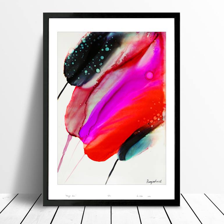 Original Abstract Painting by Irina Rumyantseva