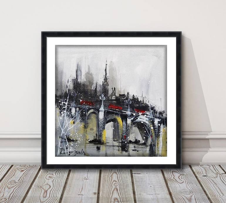 Original Cities Painting by Irina Rumyantseva