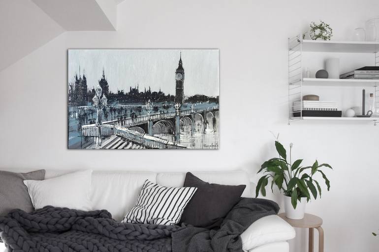 Original Architecture Painting by Irina Rumyantseva