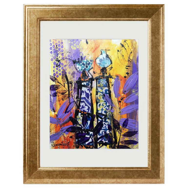 Original Abstract Expressionism Abstract Painting by Irina Rumyantseva