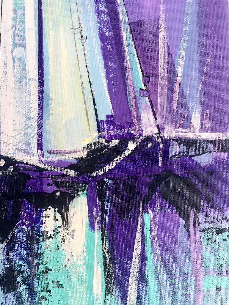 Original Abstract Expressionism Abstract Painting by Irina Rumyantseva