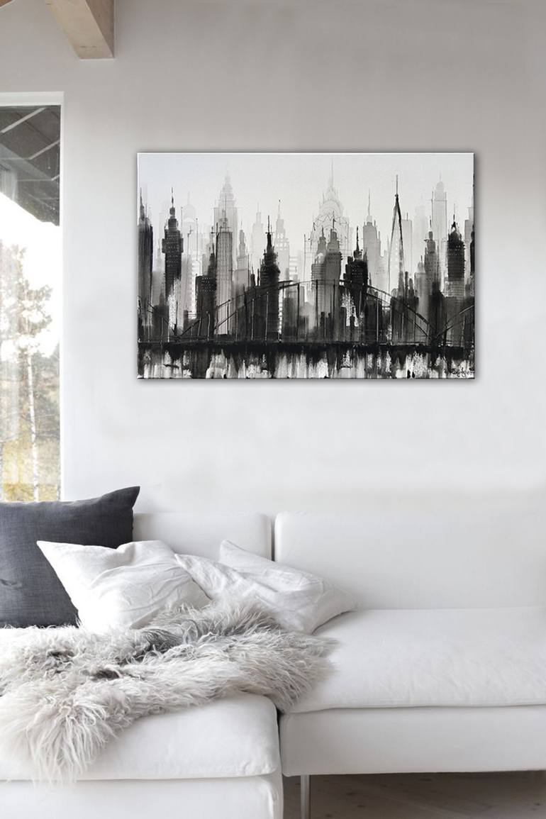 Original Cities Painting by Irina Rumyantseva