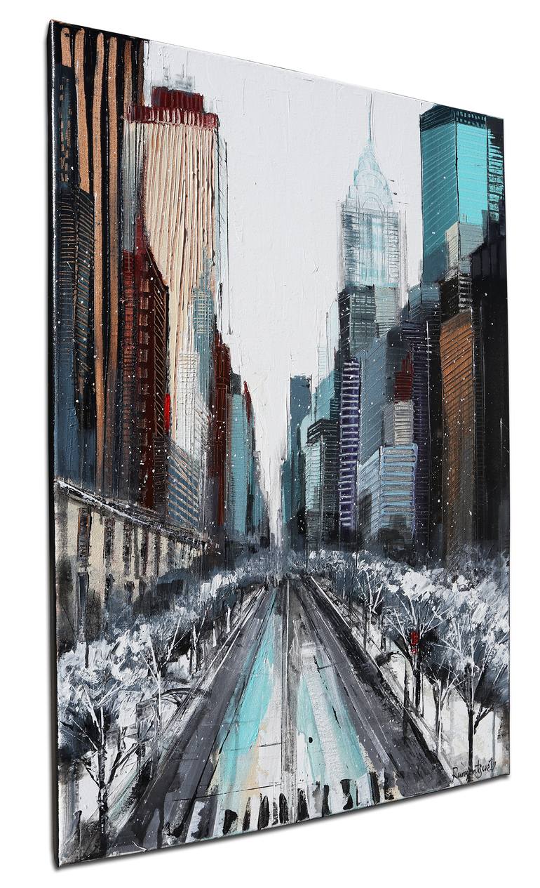 New York Skyline - Grand Street Painting by Irina Rumyantseva | Saatchi Art
