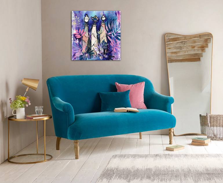 Original Abstract Expressionism Pop Culture/Celebrity Painting by Irina Rumyantseva