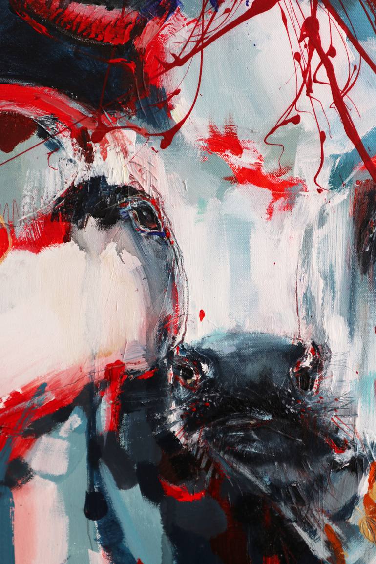 Original Figurative Animal Painting by Irina Rumyantseva