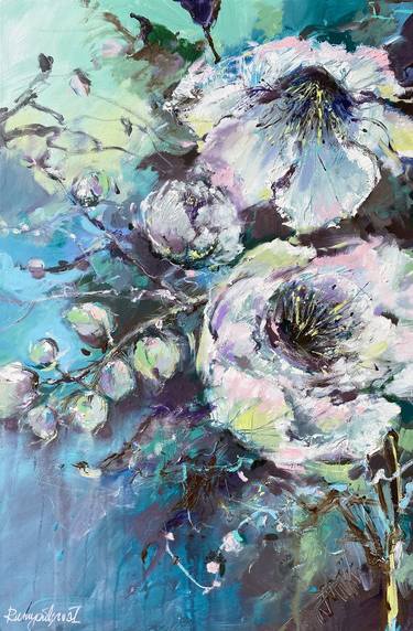 Original Floral Paintings by Irina Rumyantseva