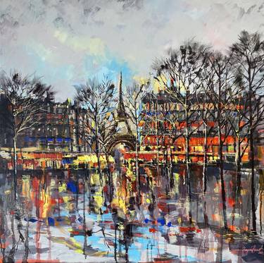 Print of Fine Art Cities Paintings by Irina Rumyantseva