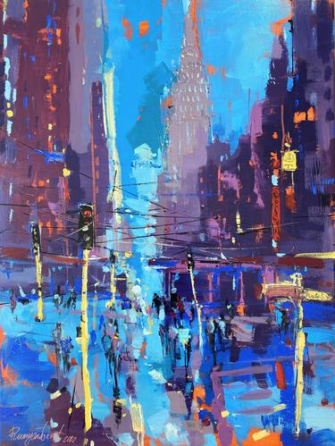 Original Cities Paintings by Irina Rumyantseva