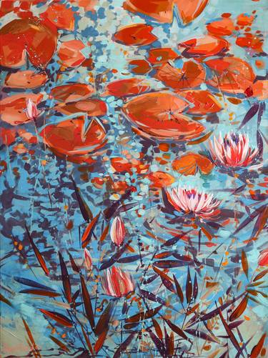 Print of Floral Paintings by Irina Rumyantseva