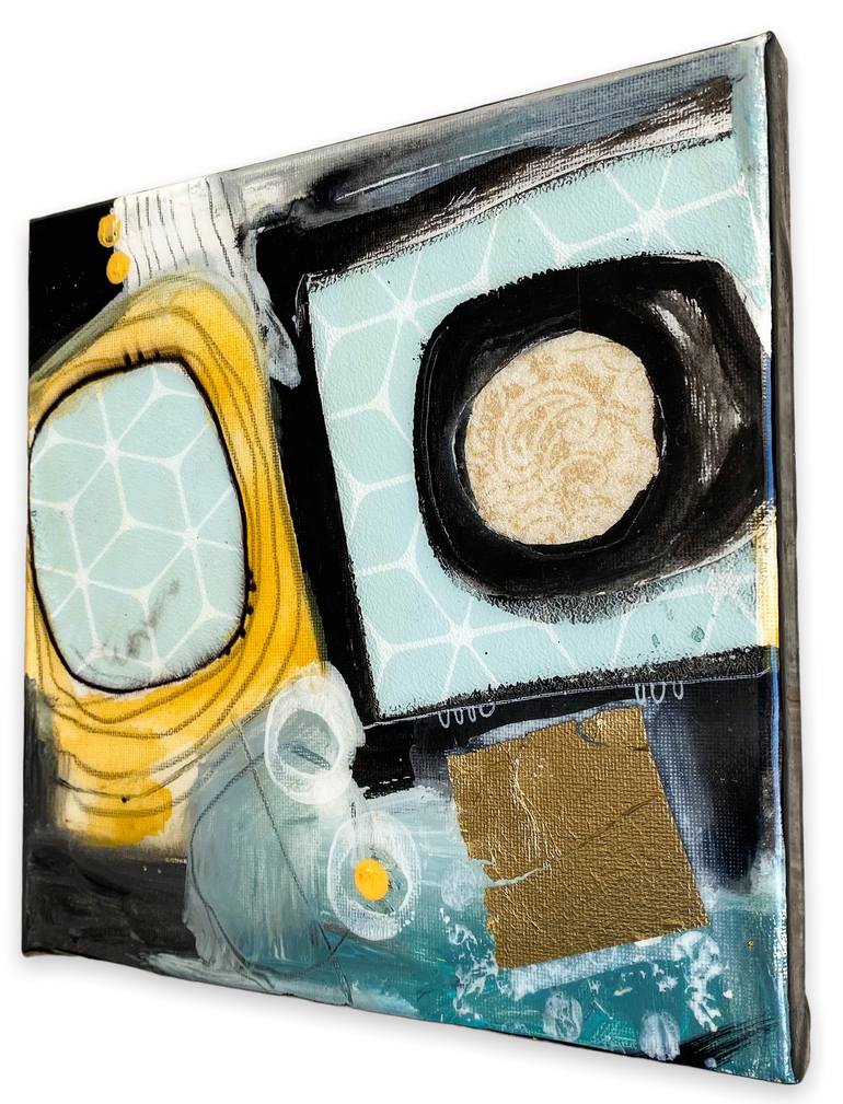 Original Contemporary Abstract Collage by Irina Rumyantseva