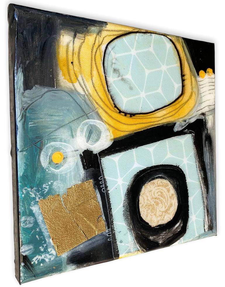 Original Contemporary Abstract Collage by Irina Rumyantseva