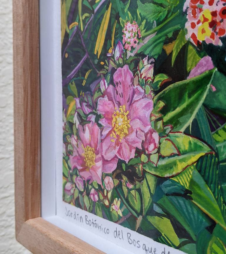 Original Impressionism Floral Painting by Anastasia Zielinski